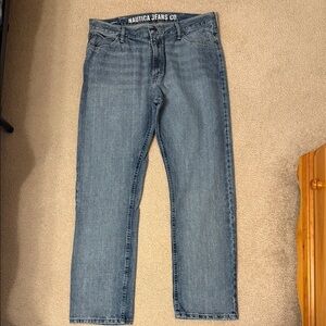 Nautica Men's Classic Straight Blue Jeans